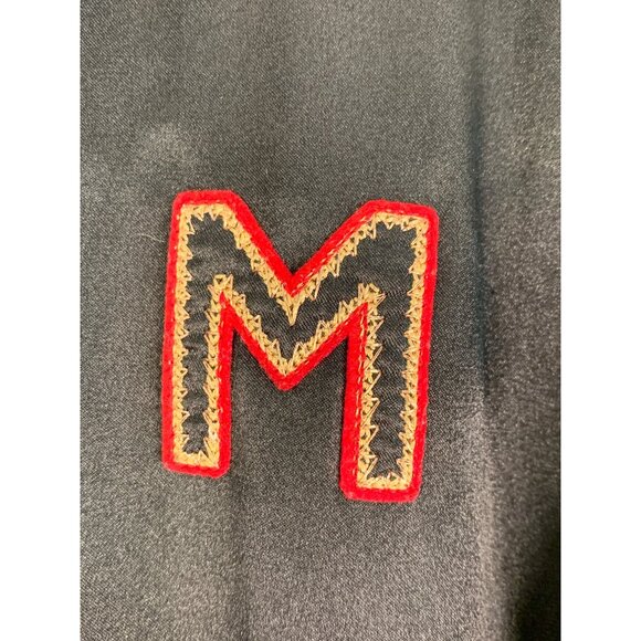 Scotch & Soda S/M Reverse Satin Bomber Jacket Embroider Patches & Stars RT10543 - Picture 12 of 15